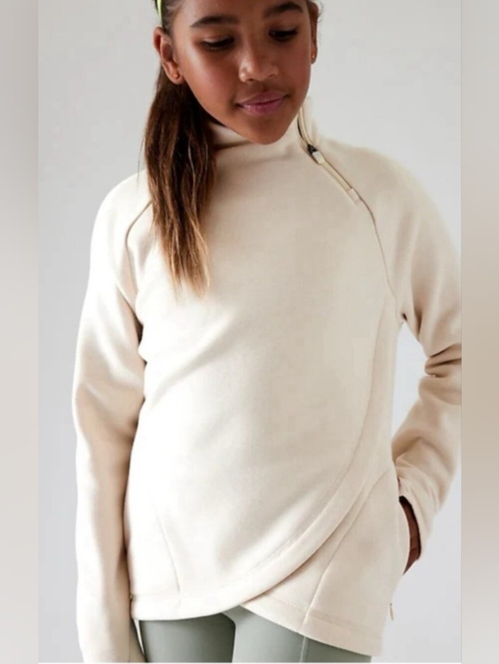 Athleta Girl Cozy Wrap Top